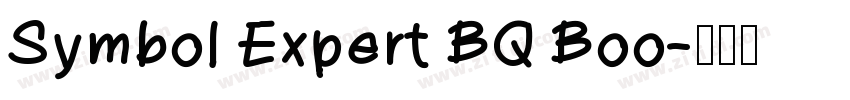 Symbol Expert BQ Boo字体转换